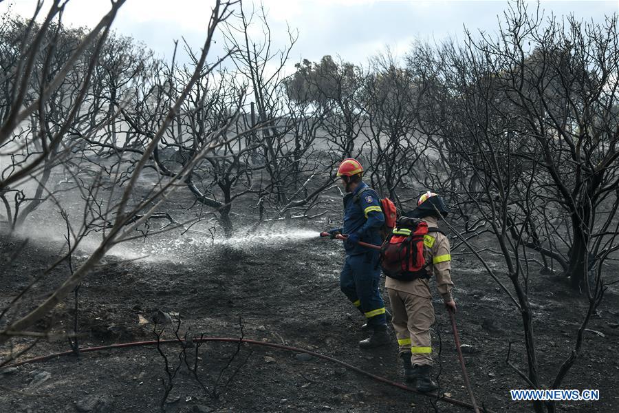 GREECE-SARONIDA-WILDFIRE