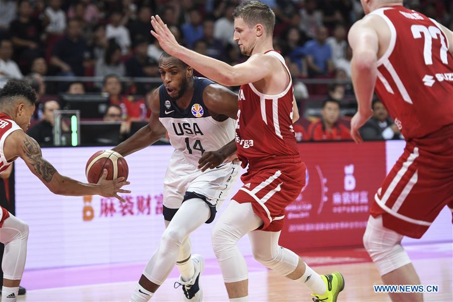 (SP)CHINA-BEIJING-BASKETBALL-FIBA WORLD CUP-USA VS POL (CN)