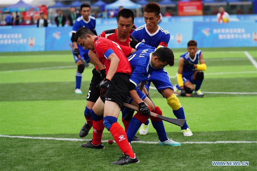 (SP)CHINA-ZHENGZHOU-NATIONAL TRADITIONAL GAMES OF ETHNIC MINORITIES-WOOD BALL(CN)