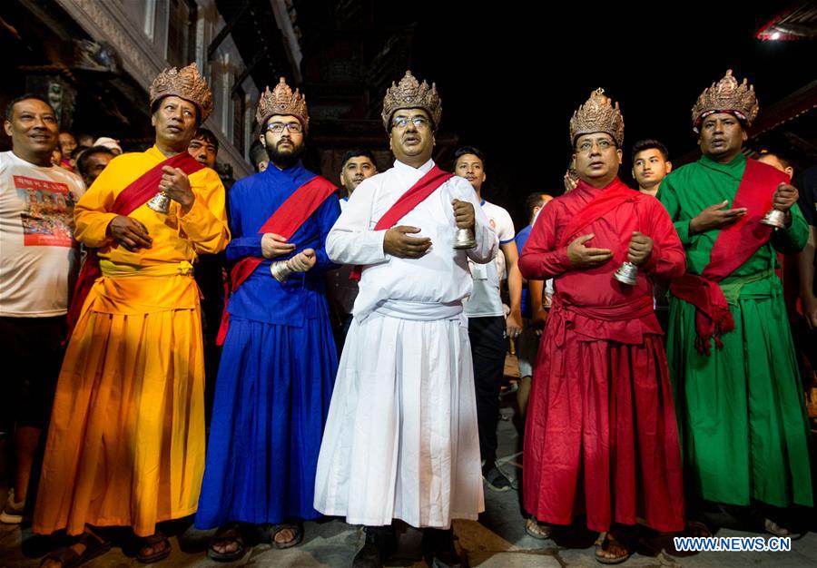 NEPAL-KATHMANDU-INDRAJATRA FESTIVAL-CELEBRATION