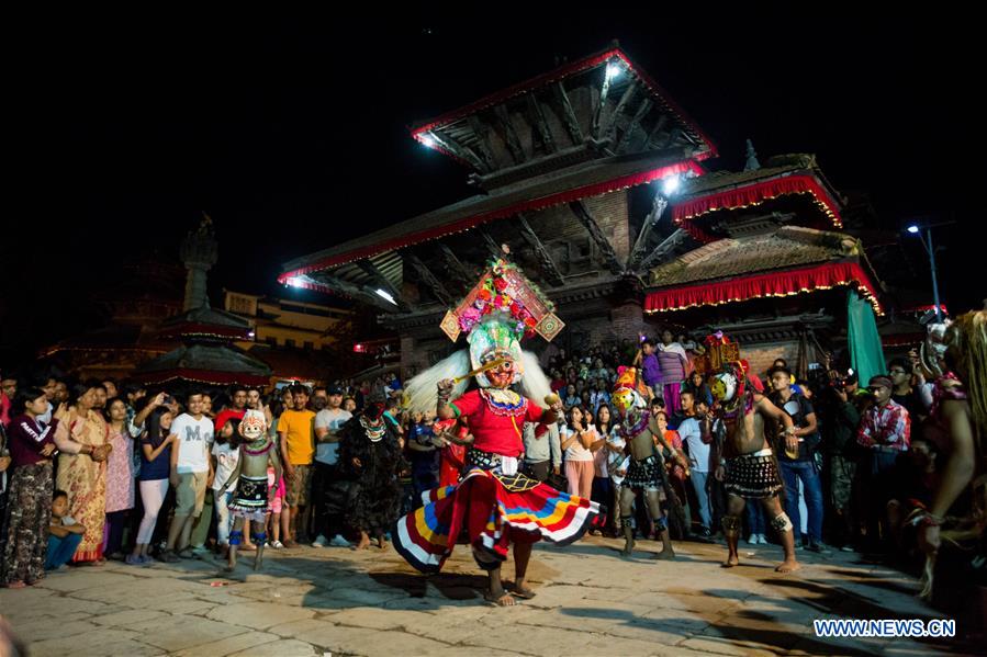 NEPAL-KATHMANDU-INDRAJATRA FESTIVAL-CELEBRATION