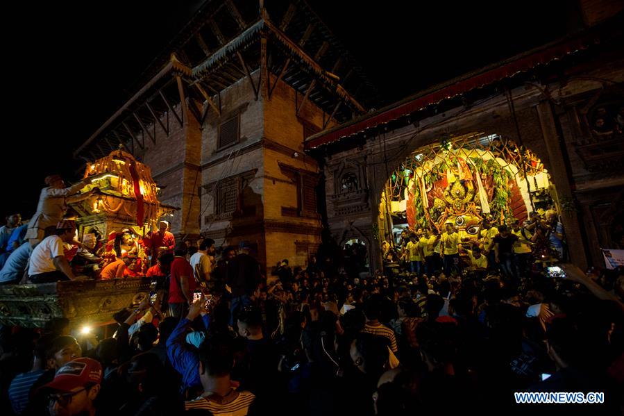 NEPAL-KATHMANDU-INDRAJATRA FESTIVAL-CELEBRATION
