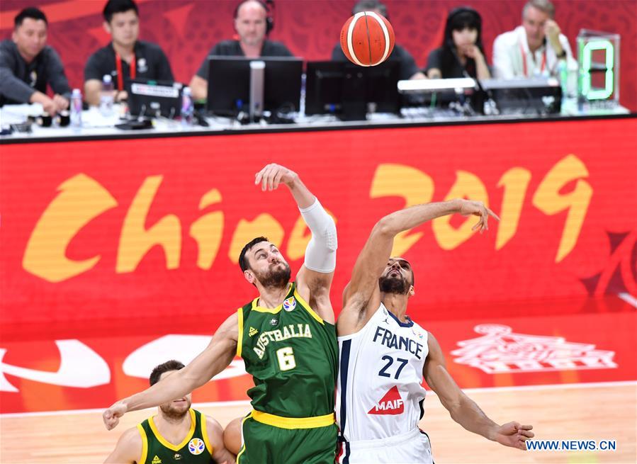 (SP)CHINA-BEIJING-BASKETBALL-FIBA WORLD CUP-FRA VS AUS (CN)