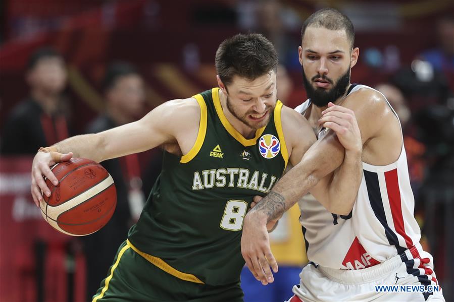 (SP)CHINA-BEIJING-BASKETBALL-FIBA WORLD CUP-FRA VS AUS (CN)