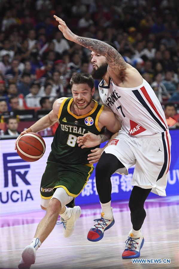 (SP)CHINA-BEIJING-BASKETBALL-FIBA WORLD CUP-FRA VS AUS (CN)
