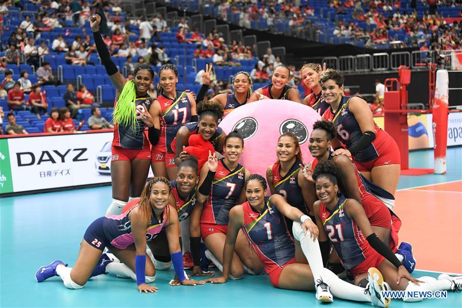 (SP)JAPAN-YOKOHAMA-VOLLEYBALL-WOMEN'S WORLD CUP-KOR VS DOM