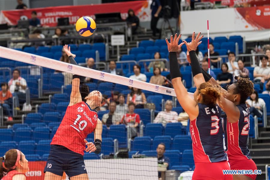 (SP)JAPAN-YOKOHAMA-VOLLEYBALL-WOMEN'S WORLD CUP-KOR VS DOM
