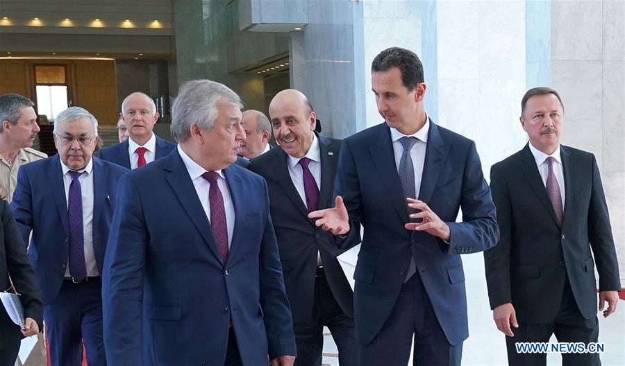 SYRIA-DAMASCUS-ASSAD-RUSSIAN ENVOY-MEETING