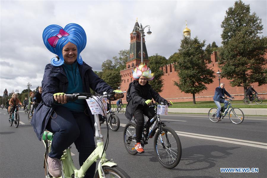 RUSSIA-MOSCOW-CYCLING FESTIVAL