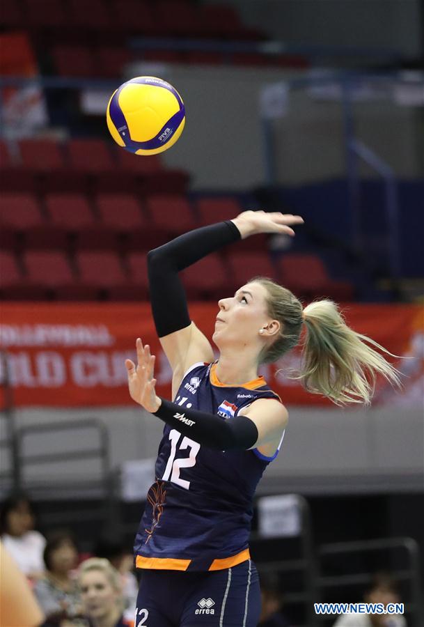 (SP)JAPAN-HAMAMATSU-VOLLEYBALL-WOMEN'S WORLD CUP-NETHERLANDS VS BRAZIL