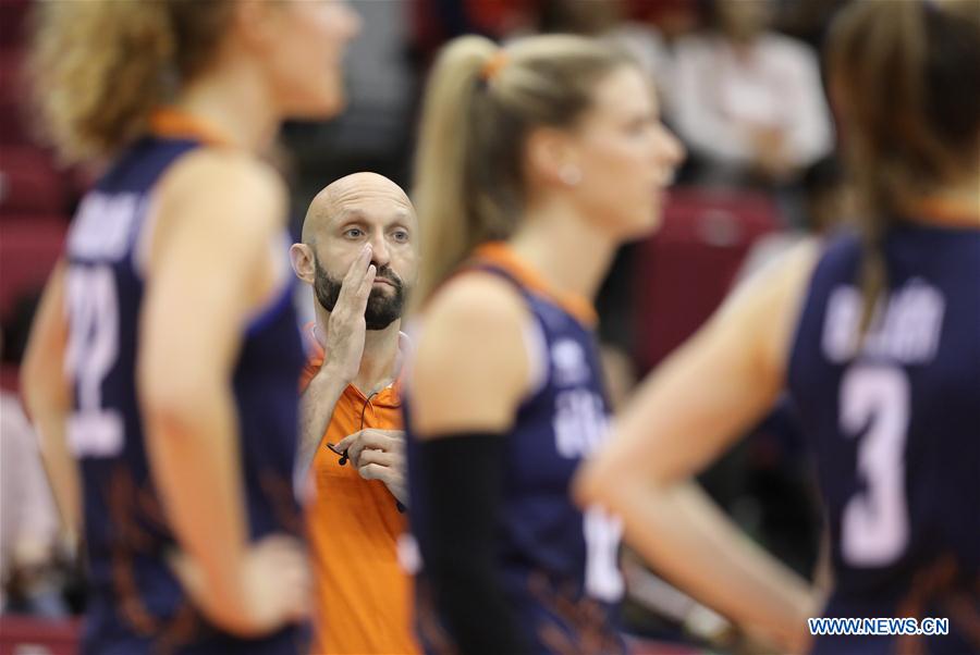 (SP)JAPAN-HAMAMATSU-VOLLEYBALL-WOMEN'S WORLD CUP-NETHERLANDS VS BRAZIL