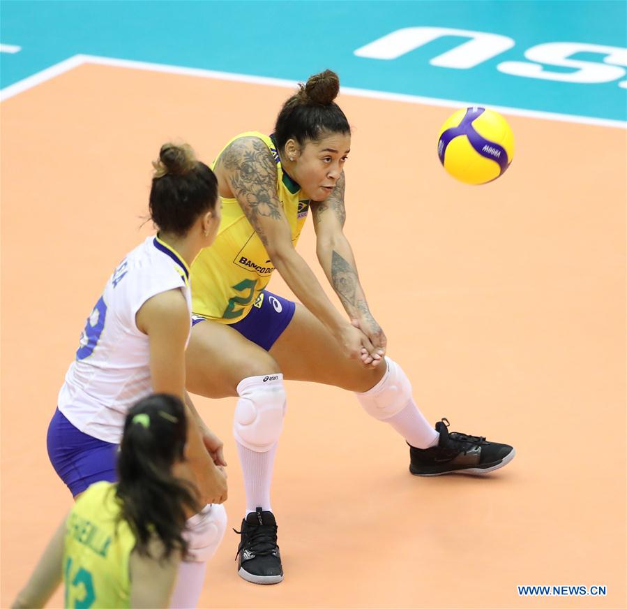 (SP)JAPAN-HAMAMATSU-VOLLEYBALL-WOMEN'S WORLD CUP-NETHERLANDS VS BRAZIL