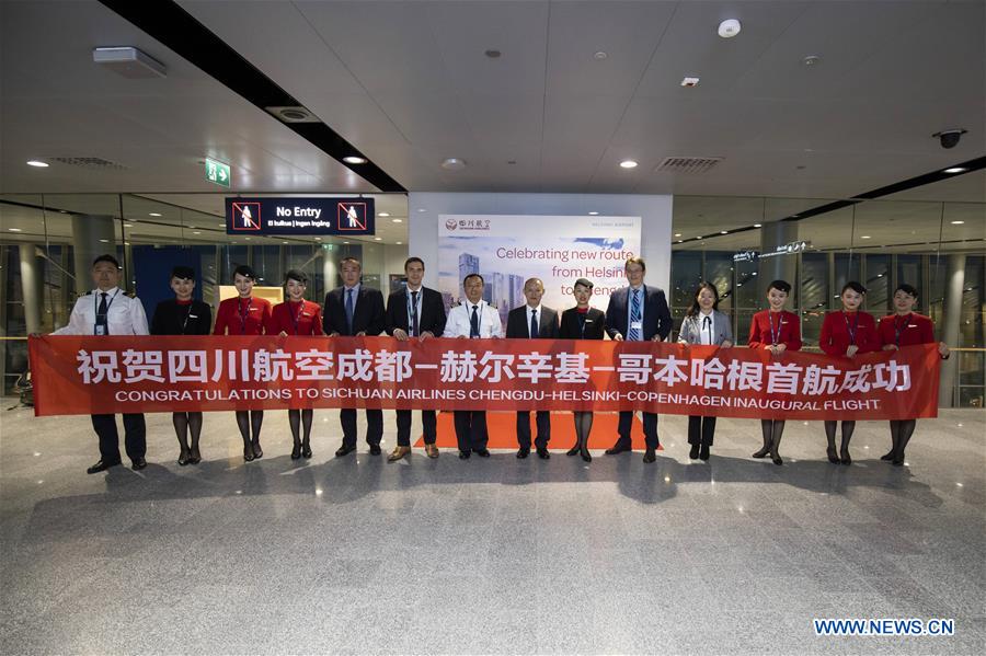 FINLAND-HELSINKI-SICHUAN AIRLINES-NEW FLIGHT ROUTE