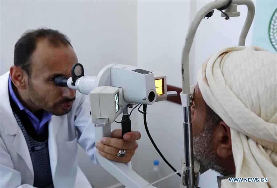 YEMEN-SANAA-EYE ILLNESS-FREE TREATMENT
