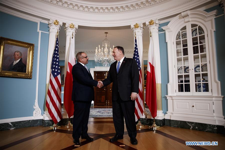 U.S.-WASHINGTON D.C.-POMPEO-BAHRAIN-CROWN PRINCE-SALMAN BIN HAMAD AL KHALIFA-MEETING