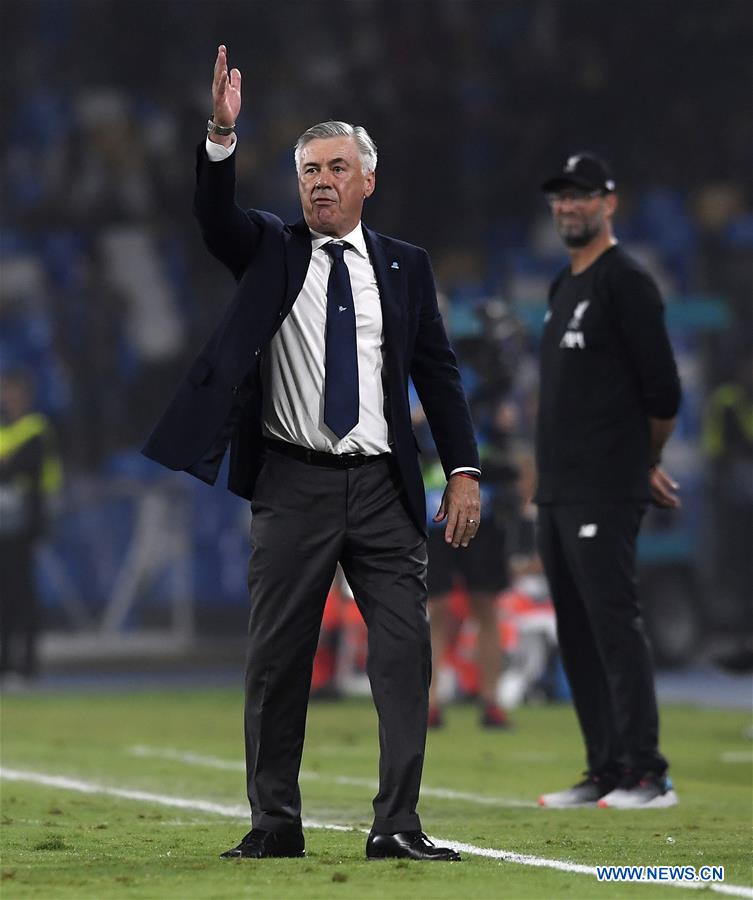 (SP) ITALY-NAPOLI-SOCCER-CHAMPIONS LEAGUE-NAPOLI VS LIVERPOOL