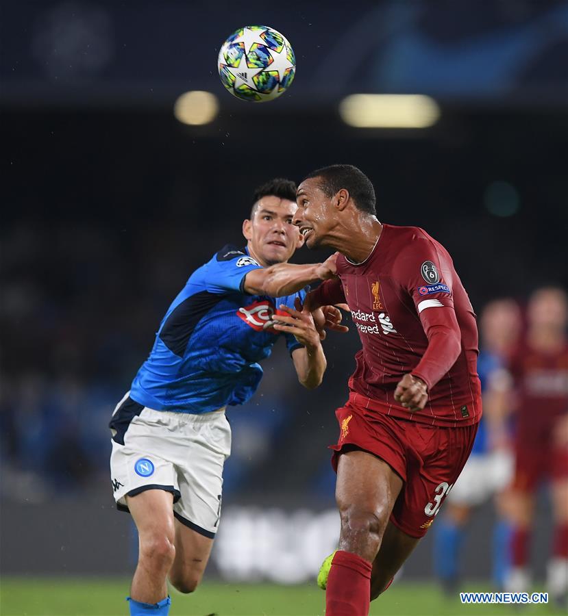 (SP) ITALY-NAPOLI-SOCCER-CHAMPIONS LEAGUE-NAPOLI VS LIVERPOOL