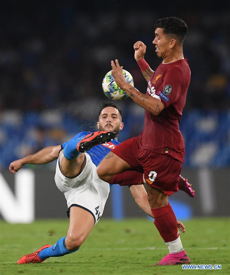 (SP) ITALY-NAPOLI-SOCCER-CHAMPIONS LEAGUE-NAPOLI VS LIVERPOOL