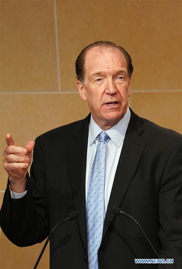 U.S.-WASHINGTON-WORLD BANK-DAVID MALPASS-GLOBAL GROWTH-SLOWDOWN