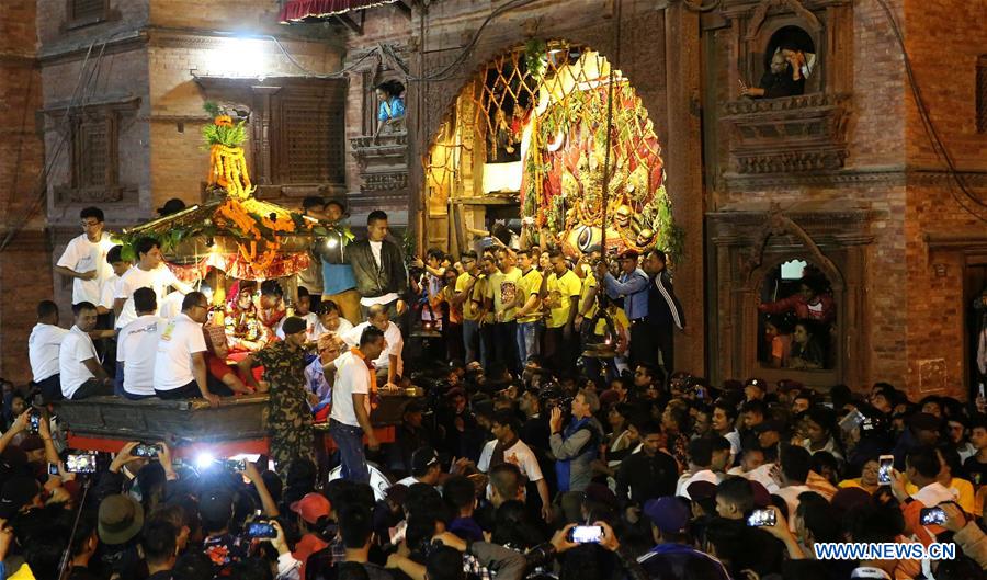 NEPAL-KATHMANDU-INDRAJATRA FESTIVAL-CELEBRATIONS
