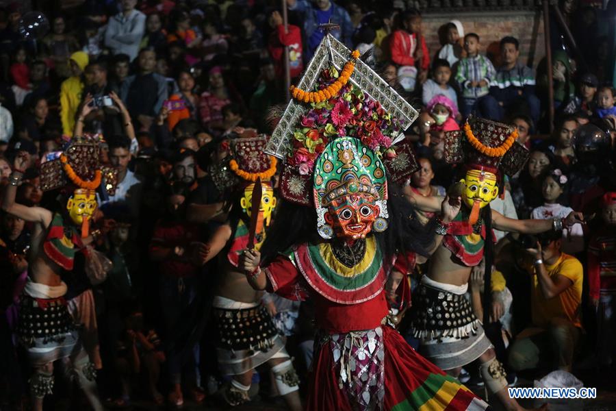 NEPAL-KATHMANDU-INDRAJATRA FESTIVAL-CELEBRATIONS