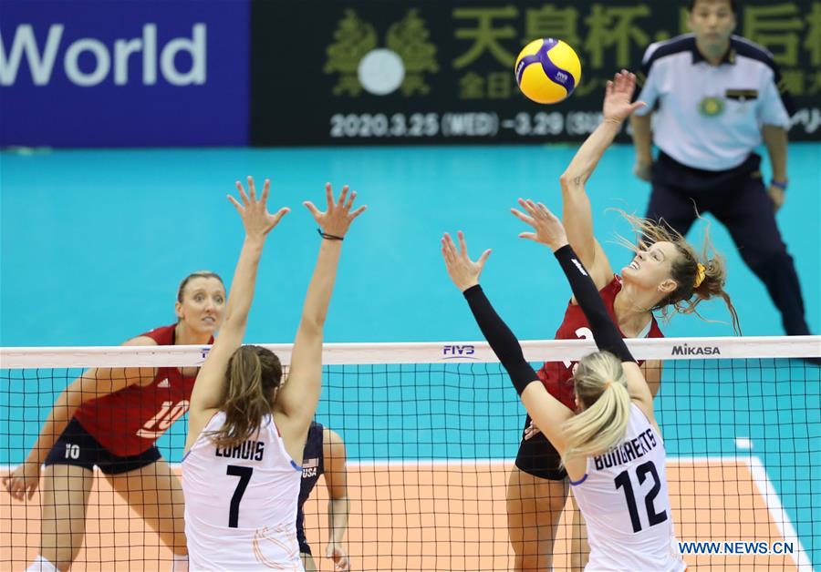 (SP)JAPAN-HAMAMATSU-VOLLEYBALL-WOMEN'S WORLD CUP-USA VS NETHERLANDS