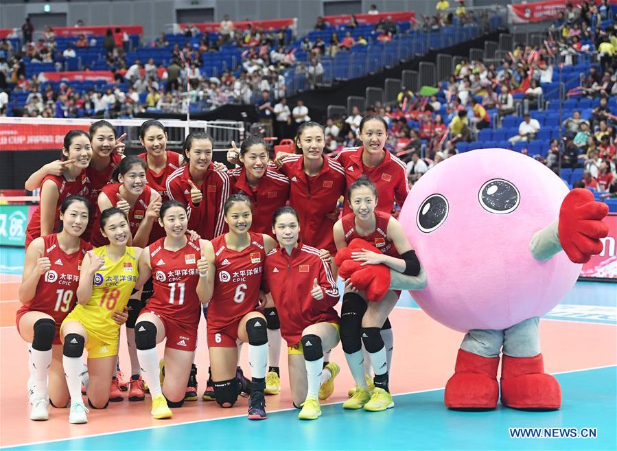 (SP)JAPAN-YOKOHAMA-VOLLEYBALL-WOMEN'S WORLD CUP-CHN VS DOM