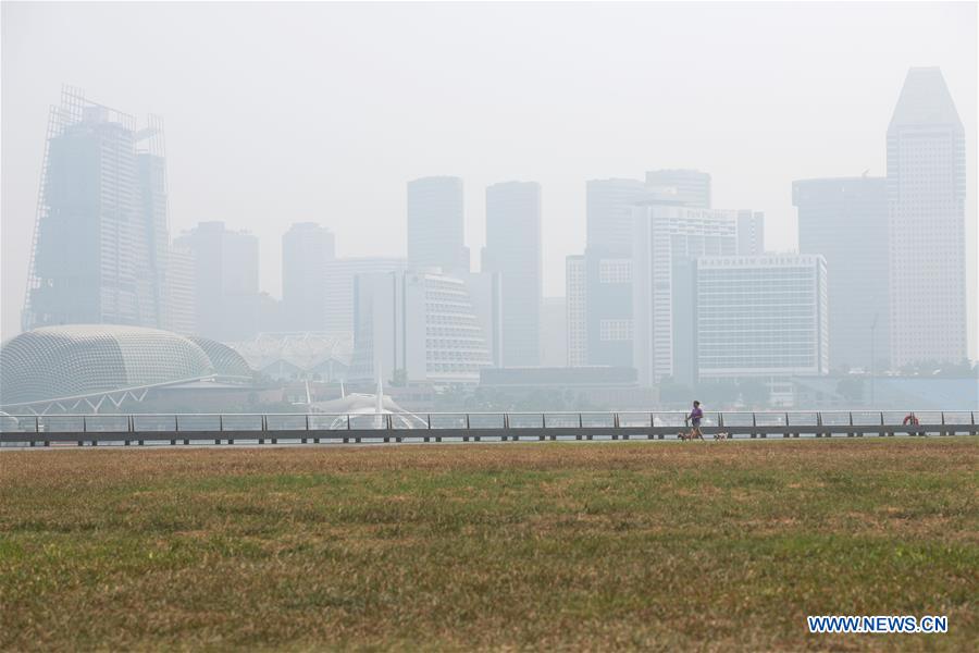 SINGAPORE-HAZE-FOREST FIRE