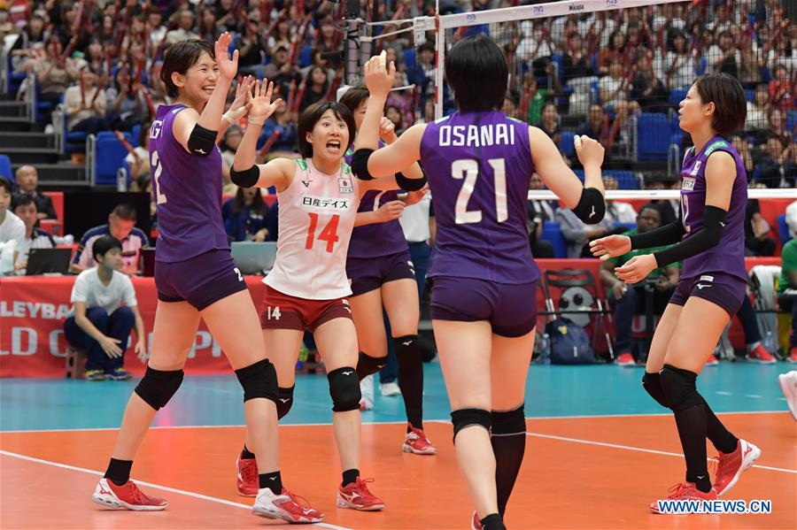 (SP)JAPAN-YOKOHAMA-VOLLEYBALL-WOMEN'S WORLD CUP-CMR VS JPN