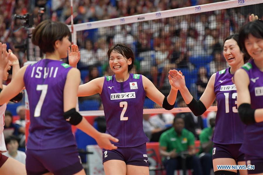 (SP)JAPAN-YOKOHAMA-VOLLEYBALL-WOMEN'S WORLD CUP-CMR VS JPN