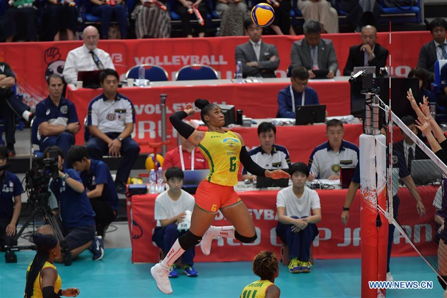 (SP)JAPAN-YOKOHAMA-VOLLEYBALL-WOMEN'S WORLD CUP-CMR VS JPN