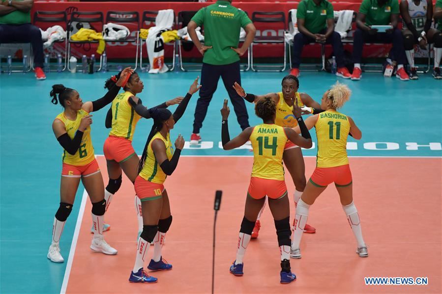 (SP)JAPAN-YOKOHAMA-VOLLEYBALL-WOMEN'S WORLD CUP-CMR VS JPN