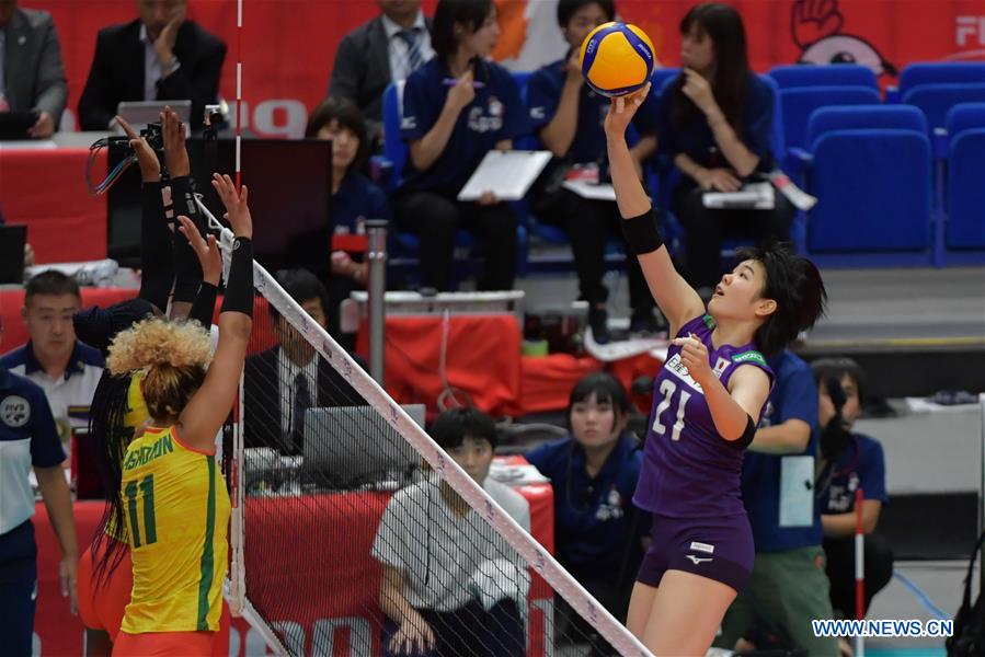 (SP)JAPAN-YOKOHAMA-VOLLEYBALL-WOMEN'S WORLD CUP-CMR VS JPN