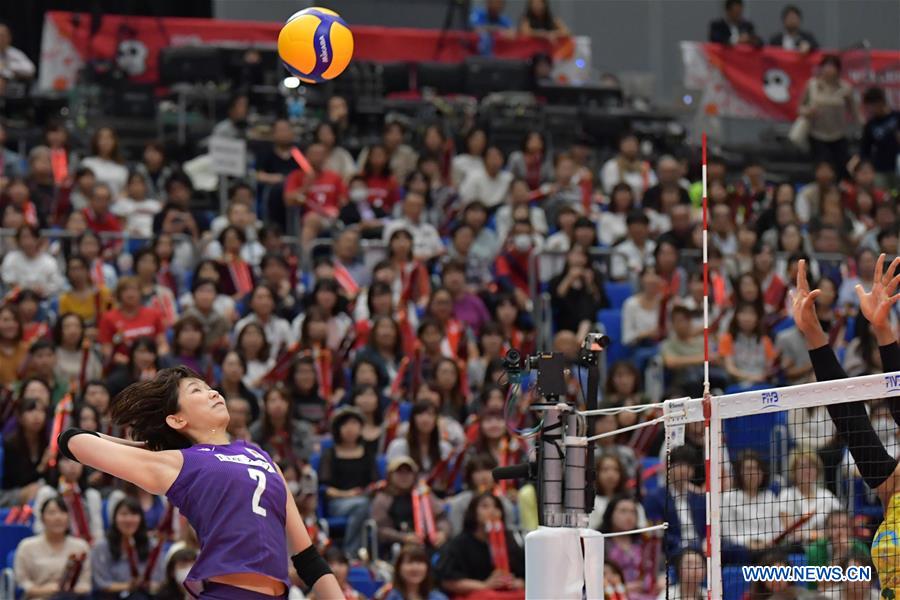 (SP)JAPAN-YOKOHAMA-VOLLEYBALL-WOMEN'S WORLD CUP-CMR VS JPN