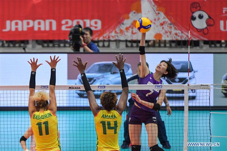 (SP)JAPAN-YOKOHAMA-VOLLEYBALL-WOMEN'S WORLD CUP-CMR VS JPN