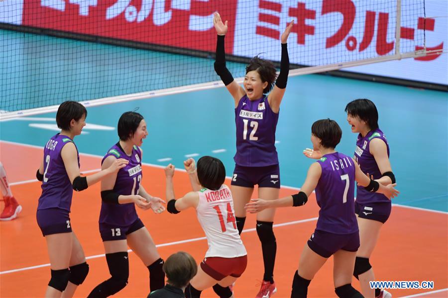 (SP)JAPAN-YOKOHAMA-VOLLEYBALL-WOMEN'S WORLD CUP-CMR VS JPN