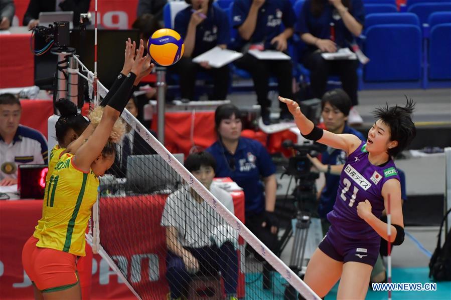 (SP)JAPAN-YOKOHAMA-VOLLEYBALL-WOMEN'S WORLD CUP-CMR VS JPN