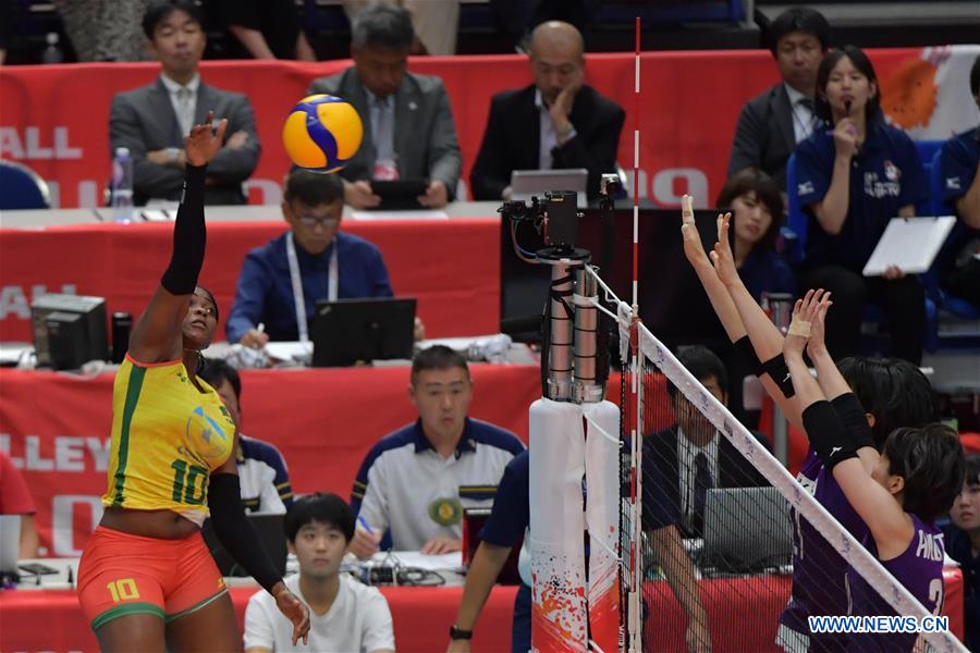 (SP)JAPAN-YOKOHAMA-VOLLEYBALL-WOMEN'S WORLD CUP-CMR VS JPN