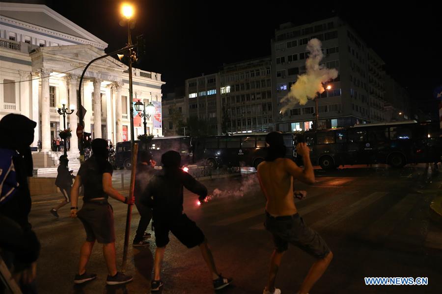 GREECE-PIRAEUS-DEMONSTRATION