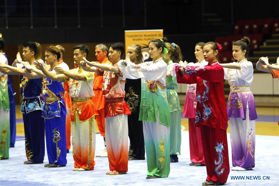 (SP)ROMANIA-BUCHAREST-CHINESE MARTIAL ARTS-PERFORMANCE