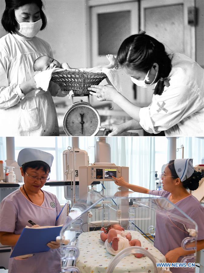 (MOMENTS FOREVER)CHINA-OCCUPATIONS-70 YEARS-DEVELOPMENT (CN)