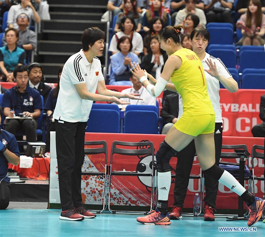 (SP)JAPAN-YOKOHAMA-VOLLEYBALL-WOMEN'S WORLD CUP-CHN VS JPN