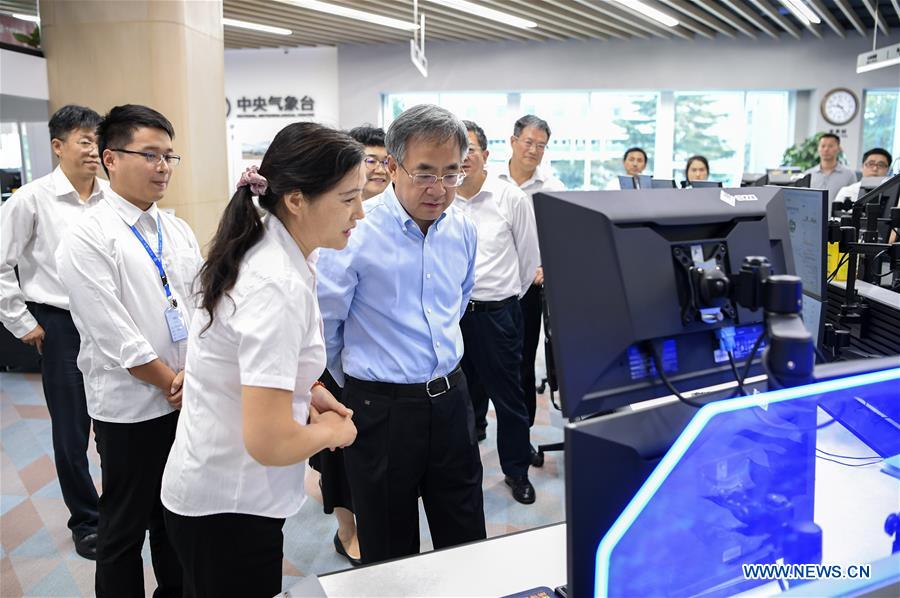 CHINA-BEIJING-HU CHUNHUA-ANNIVERSARY OF PRC-METEOROLOGICAL SUPPORT (CN)