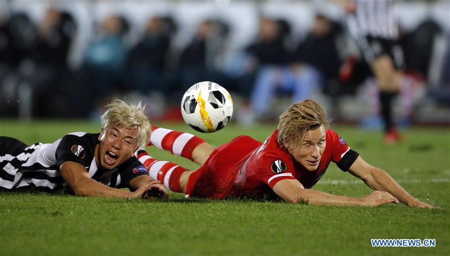 (SP)SERBIA-BELGRADE-SOCCER-UEFA EUROPA LEAGUE-PARTIZAN VS ALKMAAR