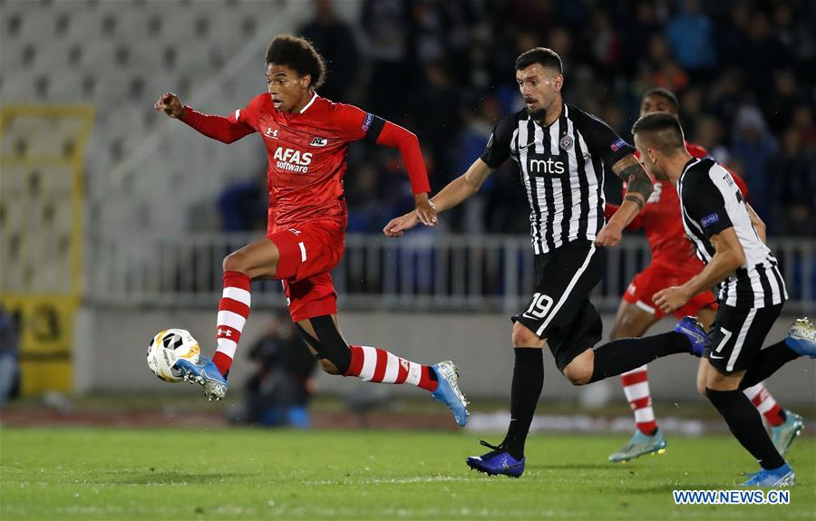 (SP)SERBIA-BELGRADE-SOCCER-UEFA EUROPA LEAGUE-PARTIZAN VS ALKMAAR
