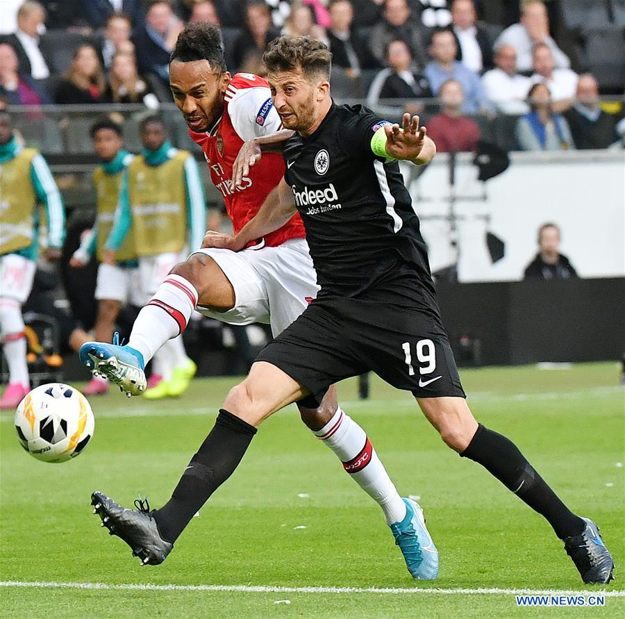(SP)GERMANY-FRANKFURT-SOCCER-UEFA-EUROPA LEAGUE-FRANKFURT VS ARSENAL