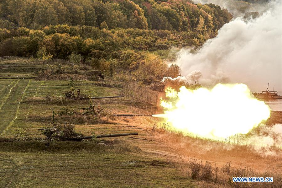 RUSSIA-KEMEROVO-MILITARY EXERCISE