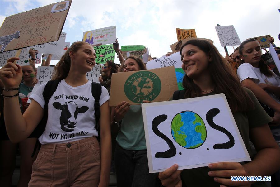 GREECE-ATHENS-STUDENTS-ACTION-CLIMATE CHANGE