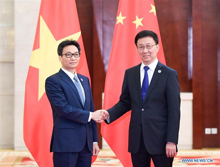 CHINA-NANNING-HAN ZHENG-VIETNAMESE DEPUTY PM-MEETING (CN)