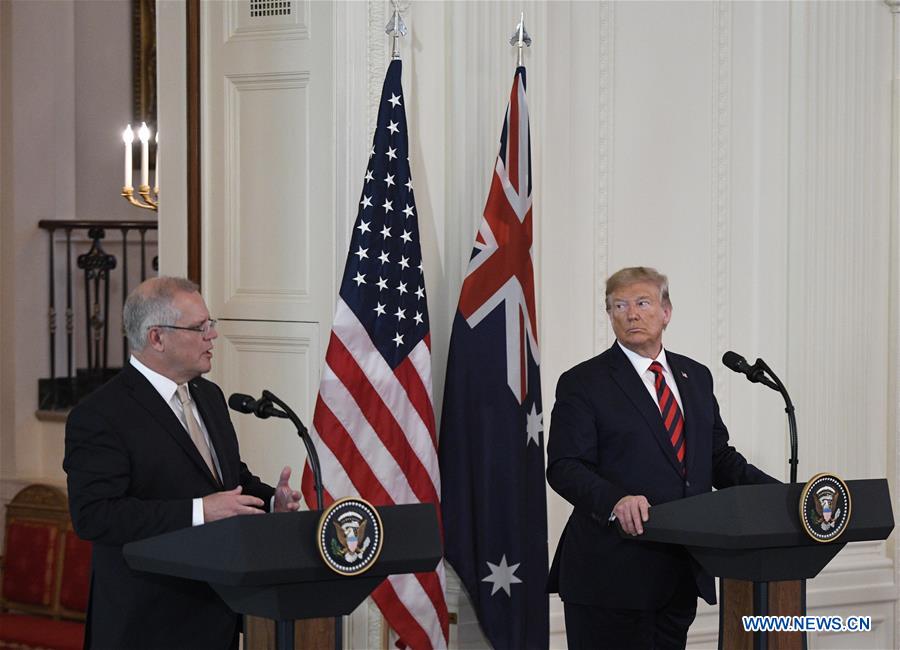 U.S.-WASHINGTON D.C.-TRUMP-AUSTRALIA-PM-PRESS CONFERENCE